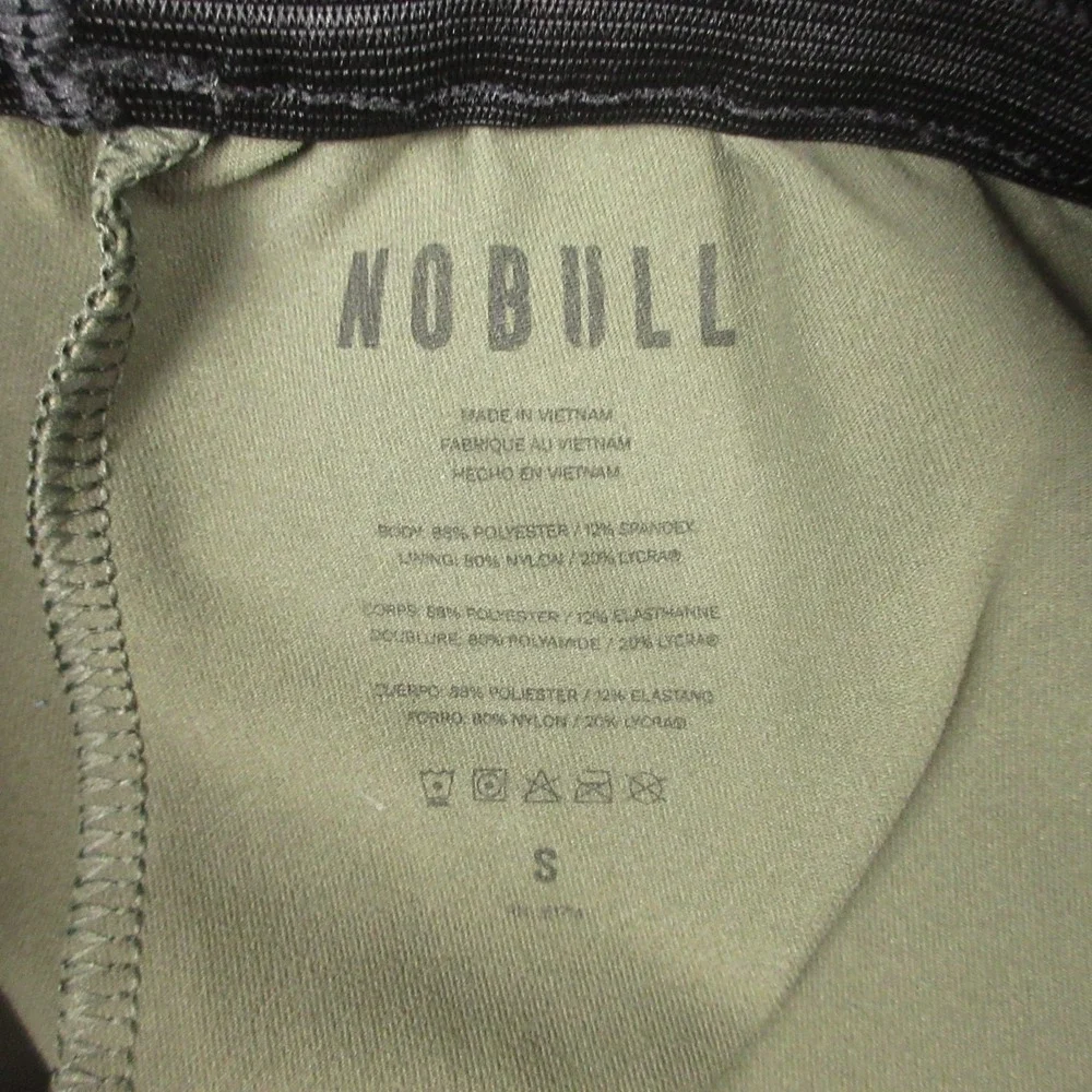 NOBULL Sweatpants Mens Small Green Gym Performance Joggers Work Out Drawstring